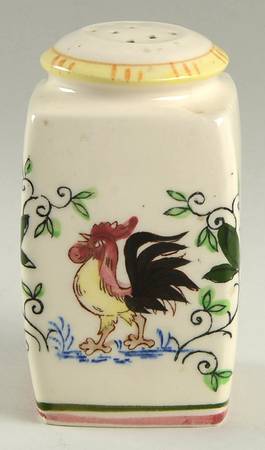 Early Provincial Stove Top Salt Shaker