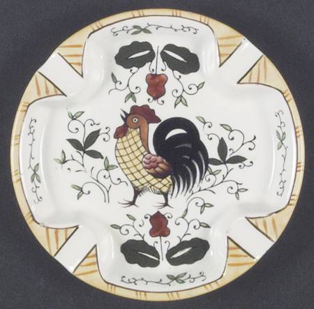 Early Provincial 5" Round Ashtray