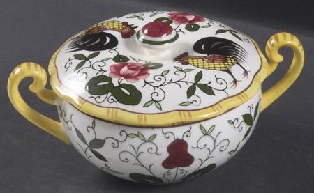 Early Provincial Candy Dish & Lid