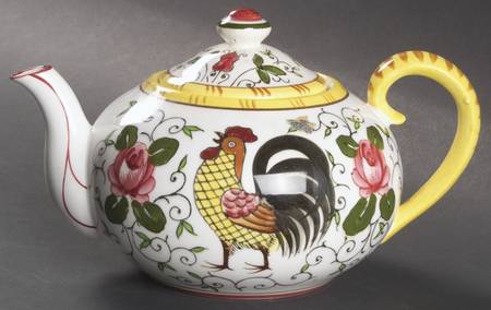 Early Provincial Mini Teapot & Lid