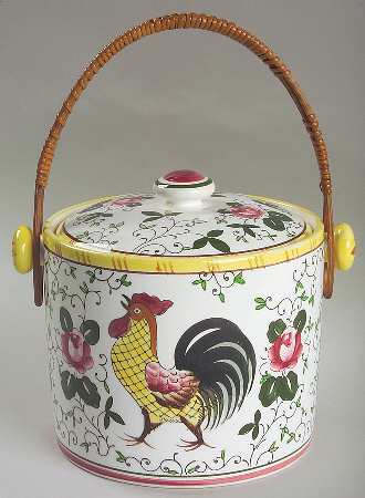Early Provincial Biscuit Barrel & Lid