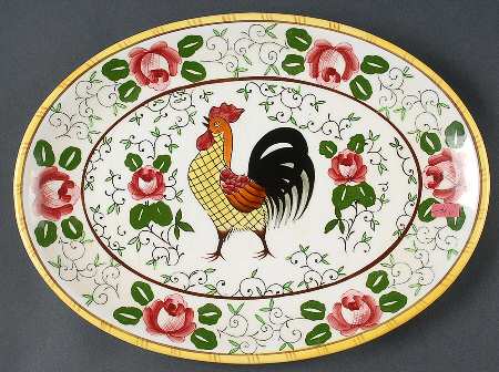 Early Provincial 12" Oval Serving Platter