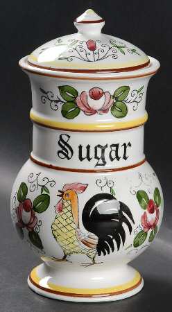 Early Provincial Sugar Canister & Lid