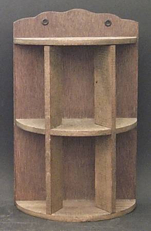 Early Provincial 6 Pc Spice Shaker Set & Wood Rack
