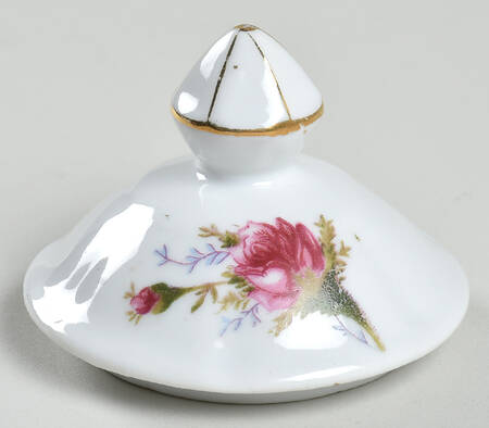Moss Rose Lid for Sugar Bowl