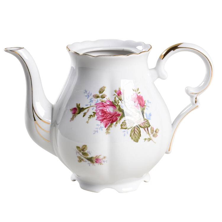 Moss Rose Teapot No Lid