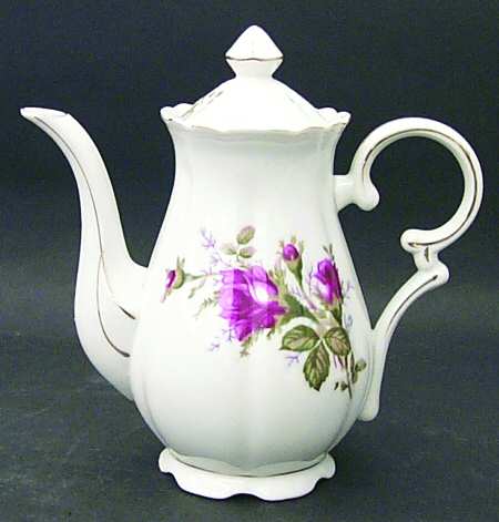Moss Rose Mini Coffee Pot & Lid