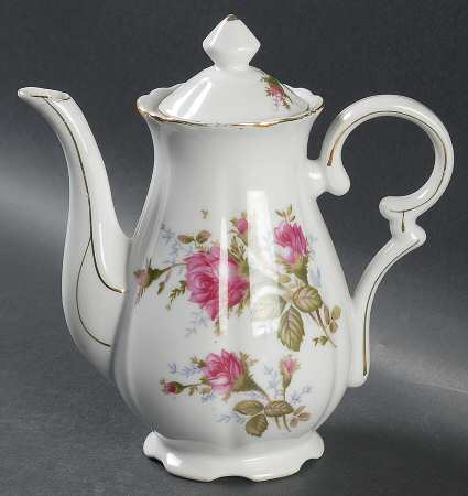 Moss Rose Mini Coffee Pot & Lid