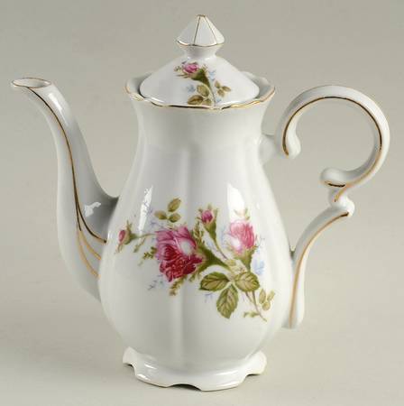 Moss Rose Mini Coffee Pot & Lid