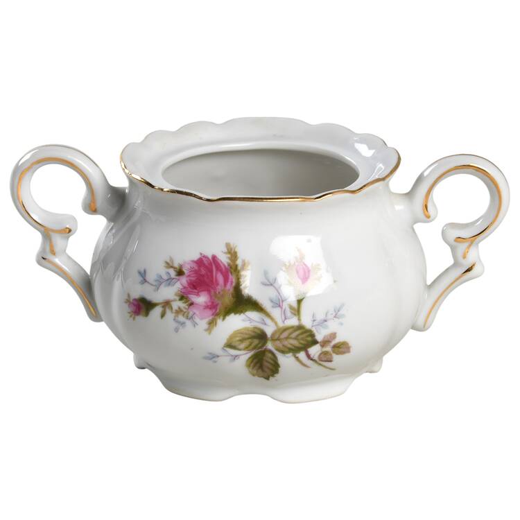Old Rose Mini Sugar Bowl No Lid