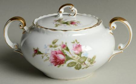 Old Rose Sugar Bowl & Lid