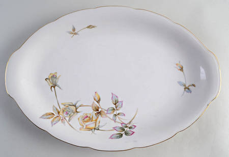 Oxford Rose 14" Oval Serving Platter