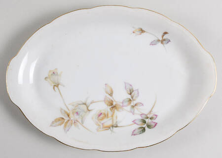 Oxford Rose 12" Oval Serving Platter