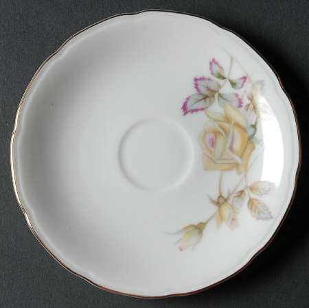 Oxford Rose Saucer for Demitasse Cup