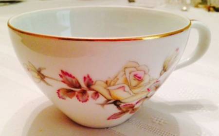 Oxford Rose Flat Cup