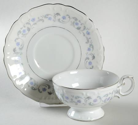 Regency Footed Cup & Saucer Set