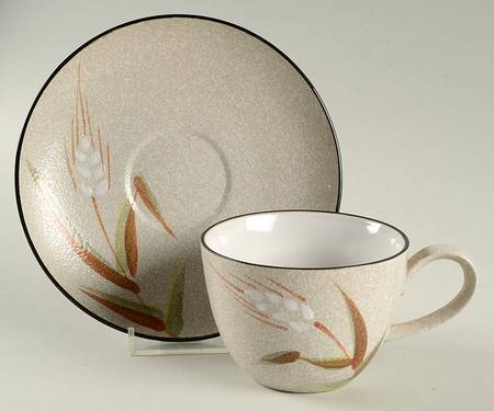 Wild Rice Flat Cup & Saucer Set