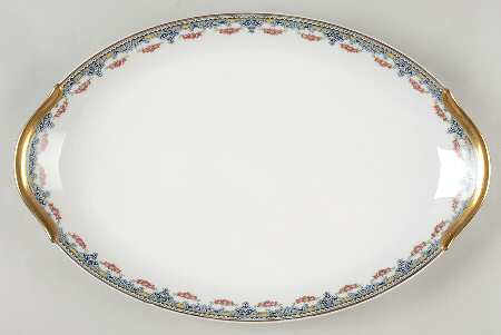 UNC8 16" Oval Serving Platter