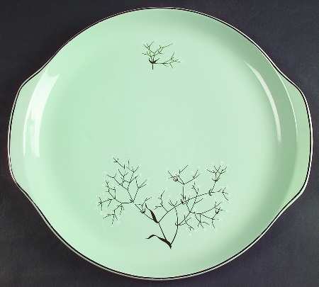 Baby's Breath Handled Chop Plate (Round Platter)