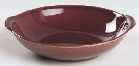 Ballerina Burgundy Lugged Soup Bowl