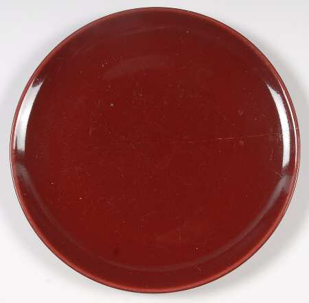 Ballerina Burgundy Luncheon Plate