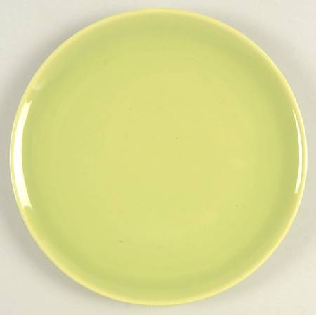 Ballerina Chartreuse Salad Plate