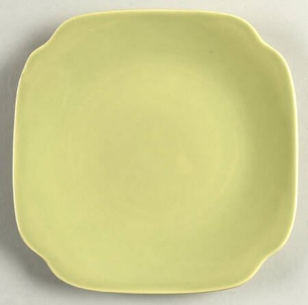 Ballerina Chartreuse Square Salad Plate