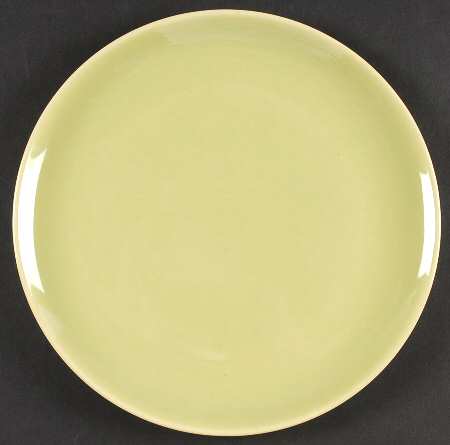 Ballerina Chartreuse Luncheon Plate