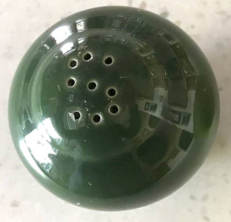 Ballerina Forest Green Salt Shaker