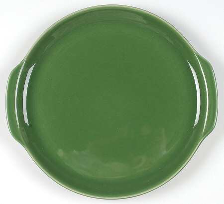 Ballerina Forest Green Handled Cake Plate