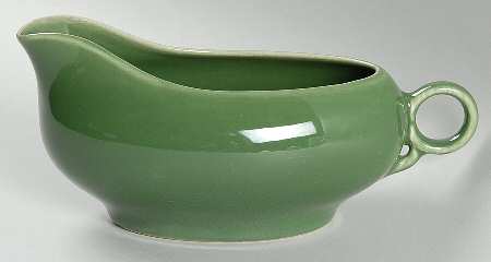 Ballerina Forest Green Gravy Boat