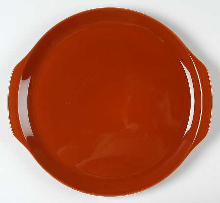 Ballerina Sierra Rust Handled Chop Plate (Round Platter)
