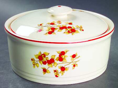 Bitter Sweet 1.25 Qt Round Covered Casserole
