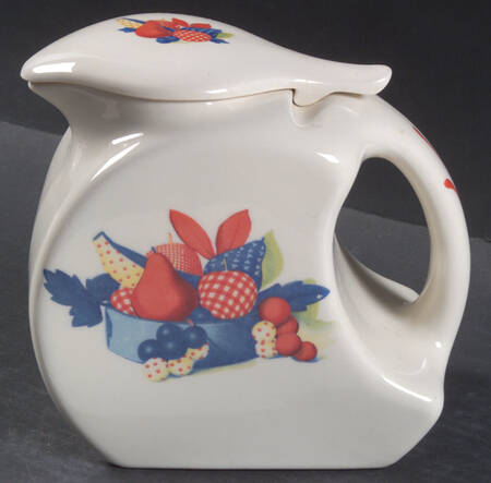 Calico Fruit 56 Oz Pitcher with Lid by Universal