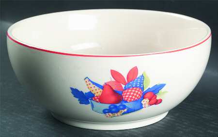 Calico Fruit 9" Mixing Bowl