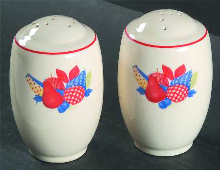 Calico Fruit Salt & Pepper Set