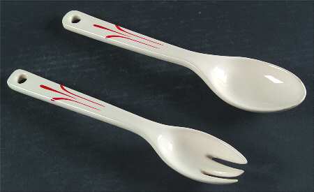 Calico Fruit 2 Piece Salad Set, Solid Piece by Universal