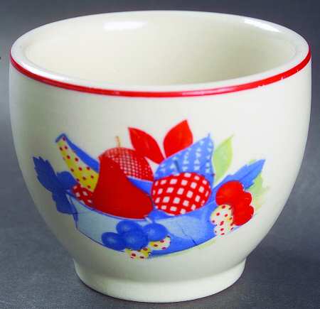 Calico Fruit Custard Cup