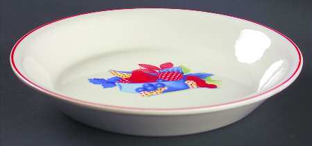 Calico Fruit Pie Serving Plate