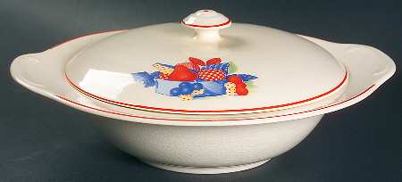 Calico Fruit Round Covered Vegetable by Universal