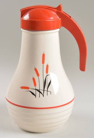 Cattail (Camwood) Large Syrup with Lid