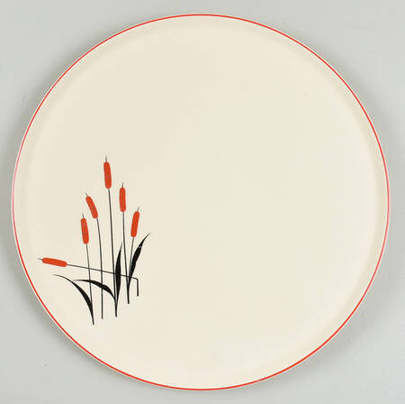 Cattail (Camwood) Cake Plate by Universal
