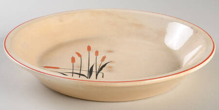Cattail (Camwood) Pie Serving Plate