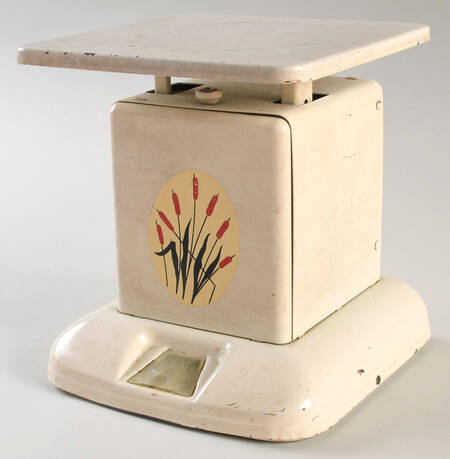 Cattail (Camwood) Metal Kitchen Scale
