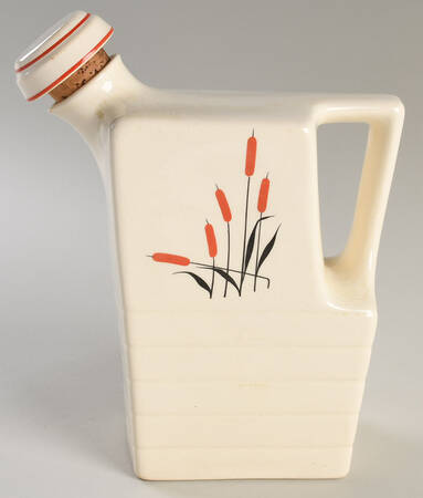 Cattail (Camwood) Water Jug W/Stopper