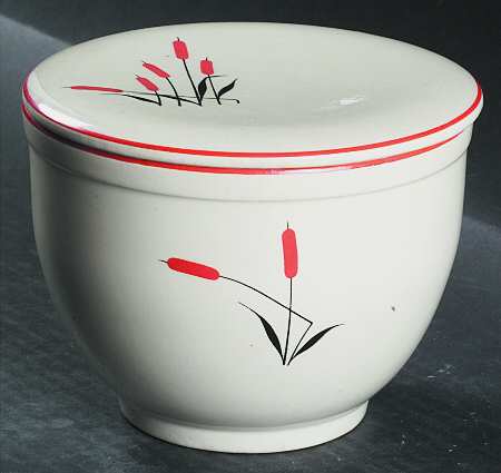 Cattail (Camwood) Large Refrigerator Jar & Lid by Universal