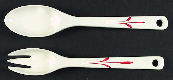 Cattail (Camwood) 2 Piece Salad Set, Solid Piece