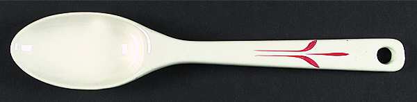Cattail (Camwood) Salad Serving Spoon, Solid Piece