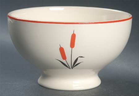 Cattail (Camwood) Cranberry Bowl
