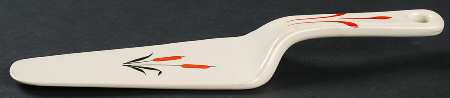 Cattail (Camwood) Solid Ceramic Pie/Cake Server